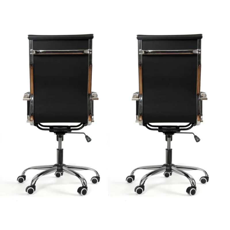 Sesto Senso ZESTAW 2szt - Fotel biurowy ergonomiczny, model DH101 czarny Sesto Senso ZESTAW 2szt - Fotel biurowy ergonomiczny, model DH101 czarny