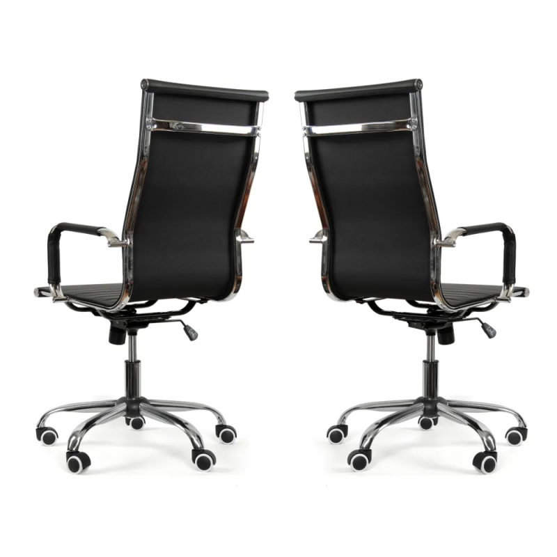 Sesto Senso ZESTAW 2szt - Fotel biurowy ergonomiczny, model DH101 czarny Sesto Senso ZESTAW 2szt - Fotel biurowy ergonomiczny, model DH101 czarny