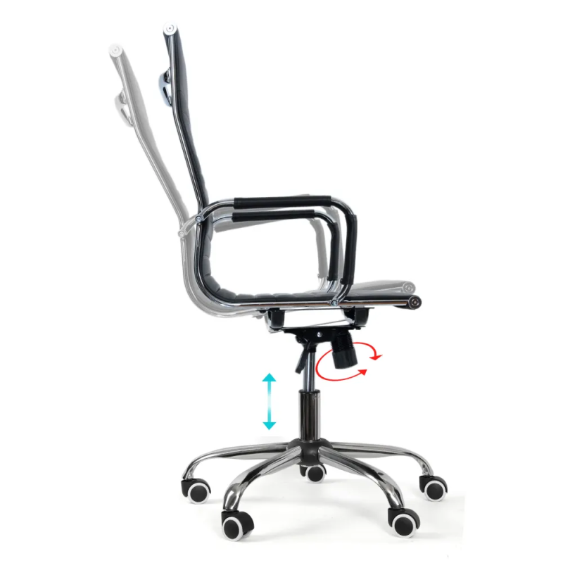 Sesto Senso ZESTAW 2szt - Fotel biurowy ergonomiczny, model DH101 czarny Sesto Senso ZESTAW 2szt - Fotel biurowy ergonomiczny, model DH101 czarny