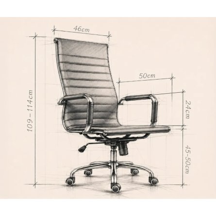 Sesto Senso ZESTAW 2szt - Fotel biurowy ergonomiczny, model DH101 czarny Sesto Senso ZESTAW 2szt - Fotel biurowy ergonomiczny, model DH101 czarny