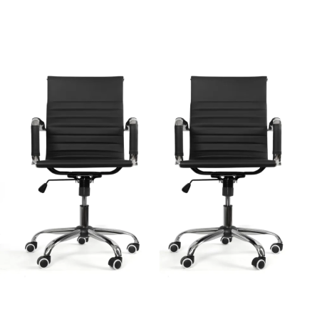Sesto Senso Fotel biurowy ergonomiczny, model DH102 czarny