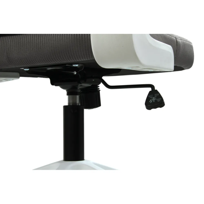 Fotel biurowy ergonomiczny, model D1, podparcie okolic lędźwiowych, składane podłokietniki, regulowany zagłówek, grafitowy Fotel biurowy ergonomiczny, model D1, podparcie okolic lędźwiowych, składane podłokietniki, regulowany zagłówek, grafitowy
